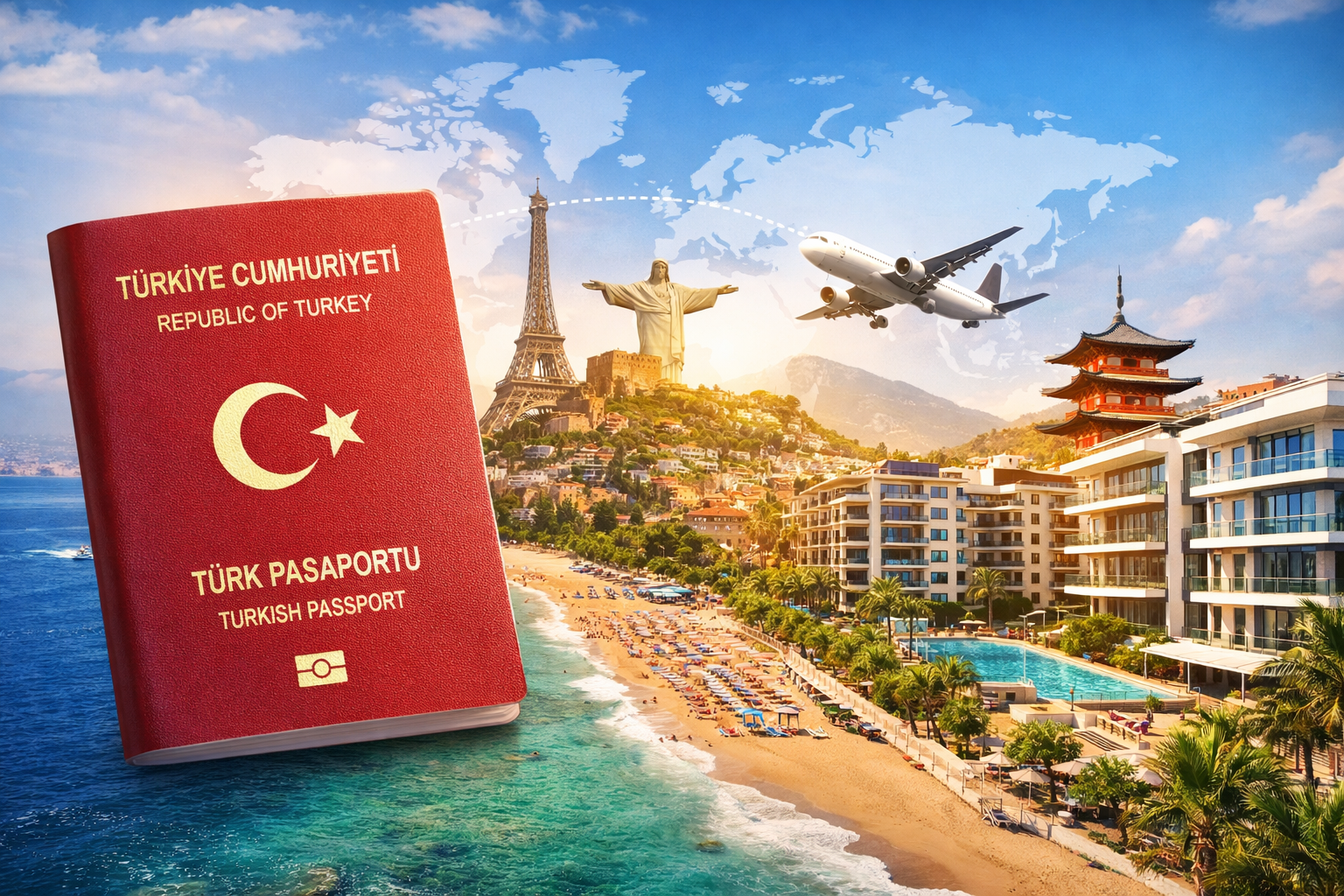 Travel the World Visa-Free with a Turkish Passport
